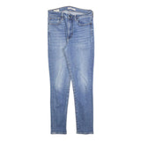 LEVI'S 721 Womens Jeans Blue Slim Skinny Denim Light W29 L28 Zip Cotton Blend
