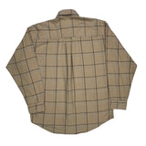 Chaps Ralph Lauren Checked Shirt - Large Beige Cotton
