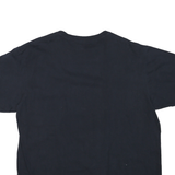 NAUTICA Mens Black Graphic T-Shirt L Short Sleeve Crew Neck Cotton Blend