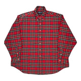 Ralph Lauren Checked Shirt - 2XL Red Cotton