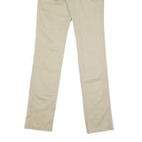 DICKIES Womens Beige Regular Fit Straight Trousers W28 L33 Casual Workwear Zip