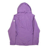 HELLY HANSEN Womens Purple Jacket XS Polyester Blend Outdoor Zip Hooded Plain