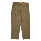 Cabelas Cargo Trousers - 36W 32L Khaki Cotton
