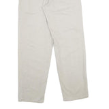 TOMMY HILFIGER Mens Cotton Beige Classic Straight Trousers W31 L32 Casual Zip