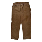 Dickies Carpenter Trousers - 36W 31L Brown Cotton