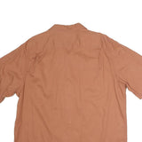 WRANGLER Mens Brown Short Sleeve Shirt XL Cotton Casual Summer Workwear