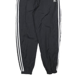 ADIDAS Womens Joggers Black & White Regular Tapered UK 10 W26 L26 Track Pants
