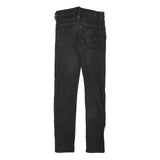 LEVI'S Mens Jeans Black Slim Skinny Denim Medium W28 L31 Zip Closure