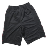 AIR JORDAN Mens Black & Red Casual Shorts S W26 Polyester Sports Gym