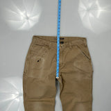 Carhartt Carpenter Trousers - 34W 30L Khaki Cotton