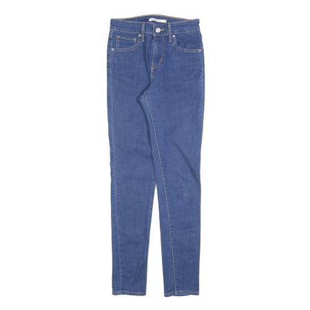 LEVI'S 721 Womens Jeans Blue Slim Skinny Denim Medium W26 L32 Stretch Cotton