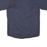 WRANGLER Mens Blue Short Sleeve Cotton Blend Casual Shirt M Workwear