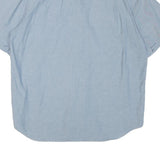 CARHARTT Mens Blue Cotton Blend Short Sleeve Shirt XL Casual Workwear