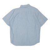 CARHARTT Mens Blue Cotton Blend Short Sleeve Shirt XL Casual Workwear