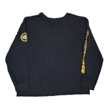 Authentic Wear Ralph Lauren Spellout Long Sleeve T-Shirt - XL Black Cotton