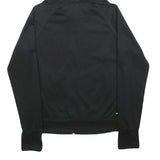 ADIDAS Womens Black & Pink Zip Up Hoodie S Cotton Blend Casual Sweatshirt