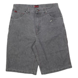MECCA Mens Cotton Blend Grey Casual Shorts M W34 Workwear Everyday