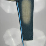 Fusai Wide Leg Jeans - 32W 32L Blue Cotton