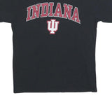 OLD VARSITY BRAND Mens Black Indiana Graphic T-Shirt L Short Sleeve Crew Neck
