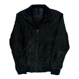 Tommy Hilfiger Leather Jacket - Medium Black Leather