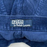 Polo By Ralph Lauren Trousers - 33W 30L Blue Corduroy
