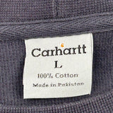 Carhartt Long Sleeve T-Shirt - Large Grey Cotton