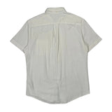 Tommy Hilfiger Short Sleeve Shirt - Large White Cotton