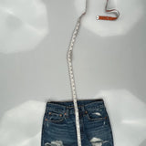 501 Levis Jeans - 28W US 4 Blue Cotton