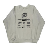 Hanes Graphic Sweatshirt - XL Cream Cotton