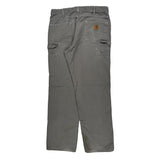 Carhartt Carpenter Trousers - 33W 32L Grey Cotton