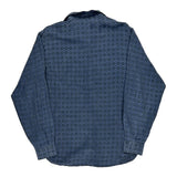 Claudio La Viola Shirt - Large Blue Cotton