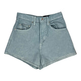 Silver Tab Levis Denim Shorts - 27W UK 10 Light Wash Denim