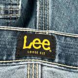 Lee Cargo Carpenter Jeans - 32W 30L Blue Cotton