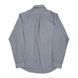 Checked Ralph Lauren Slim Fit Shirt - Large Blue Cotton