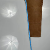 Cat Double Knee Carpenter Pants - 36W 30L Brown Cotton