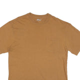 DICKIES Mens Brown Pocket T-Shirt L Short Sleeve Crew Neck Casual Wear