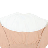 NIKE Womens White & Pink Crew Neck M Sweatshirt Cotton Blend Casual Pullover