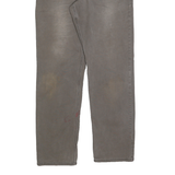 CARHARTT Mens Cotton Blend Brown Relaxed Straight Trousers W32 L31 Workwear