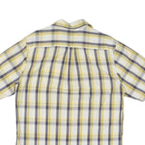 CARHARTT Mens Yellow & Grey Check Shirt L Cotton Blend Casual Workwear