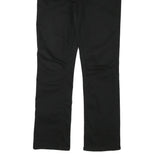 LEVI'S Womens Black Regular Straight Denim Woven Cotton Blend Jeans W30 L30 Zip