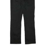 LEVI'S Womens Black Regular Straight Denim Woven Cotton Blend Jeans W30 L30 Zip