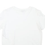 MASSIMO DUTTI Womens White T-Shirt S Short Sleeve Round Neck Plain Cotton Blend