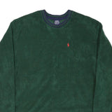 POLO RALPH LAUREN Mens Green Crew Neck XL Sweatshirt Polyester Pullover Long