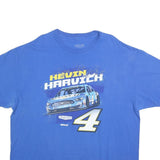 STEWART-HAAS Mens Blue Kevin Harvick 2XL Short Sleeve Crew Neck Race Car T-Shirt