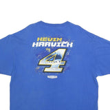 STEWART-HAAS Mens Blue Kevin Harvick 2XL Short Sleeve Crew Neck Race Car T-Shirt