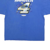 STEWART-HAAS Mens Blue Kevin Harvick 2XL Short Sleeve Crew Neck Race Car T-Shirt