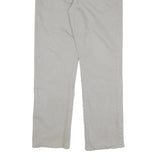 CALVIN KLEIN Mens Cotton Blend Grey Regular Straight Trousers W34 L30 Classic