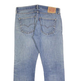 LEVI'S 501 Mens Jeans Blue Regular Straight Denim Medium W33 L30 Classic Button