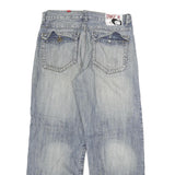 TAKE TWO Mens Jeans Blue Relaxed Straight Denim Medium W34 L31 Casual