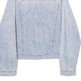 RIVER ISLAND Womens Blue Denim Cotton Button Jacket L Casual Classic Plain